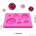 IHUIXINHE Fondant Candy Silicone Molds 3PCS Flower Daisy Roses Lotus Mold for Sugarcraft Cake Decoration Cupcake Topper Polymer Clay Soap Wax Making - B07F63Q4B7